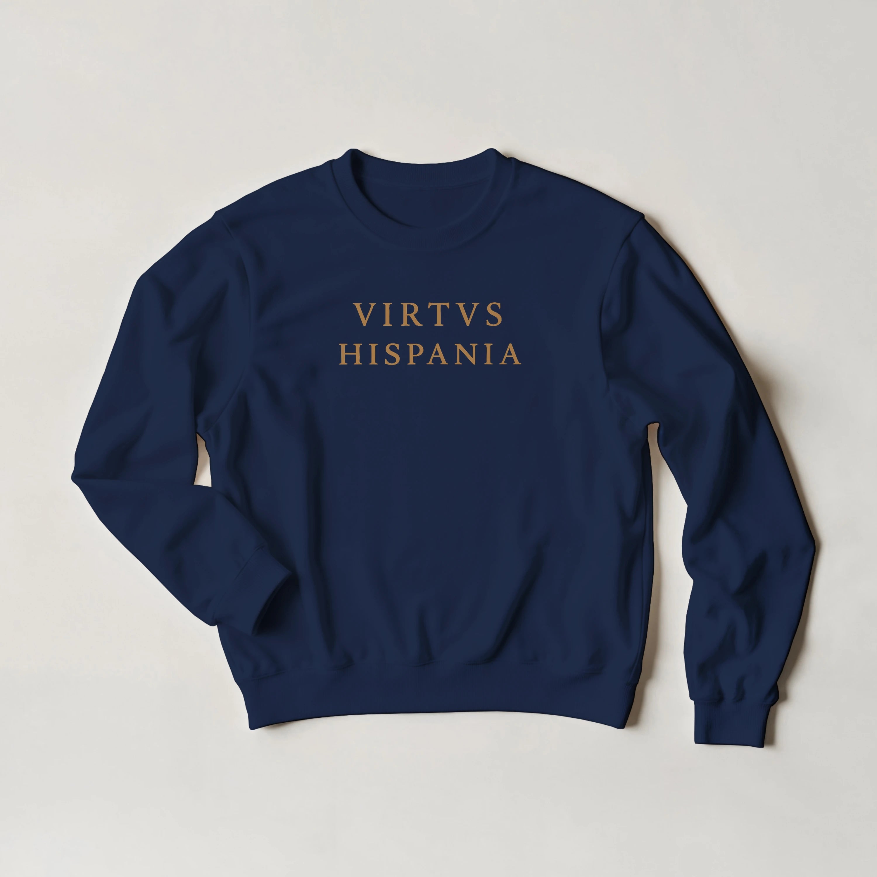 Sudadera VIRTVS HISPANIA Clássica  –  Navy & Gold