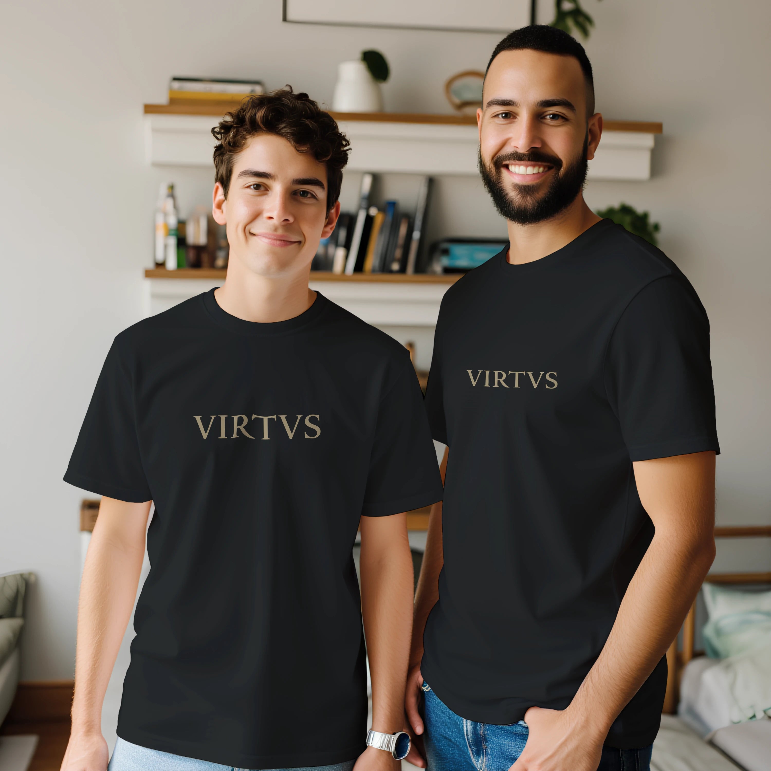 Camiseta Negra VIRTVS | Essential