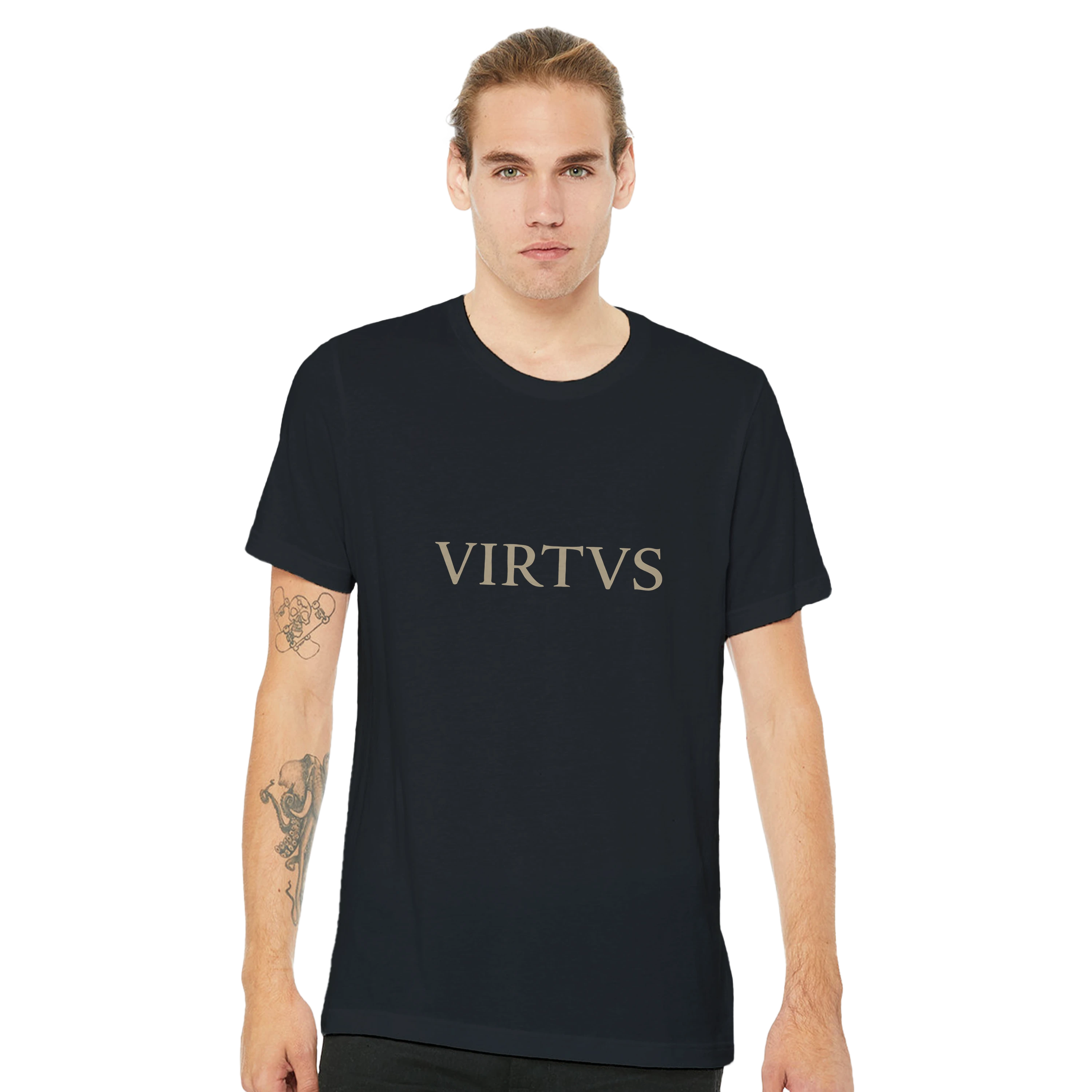 Camiseta Negra VIRTVS | Essential